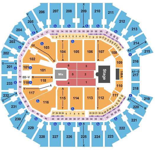 Spectrum Center J. Cole Seating Chart